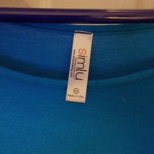 Beautiful blue 2XL 3/4 sleeve tunic